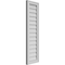 Ekena Millwork Vertical Surface Mount PVC Gable Vnt: Non-Functional, w/2"W x 1-1/2"H, Brickmould Frame, 12"W x 42"H GVPVE12X4202SN - alternate 3